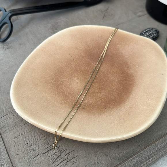 14k Solid gold bracelet or anklet 8 5/8” double s link snake chain authentic - Picture 2 of 5